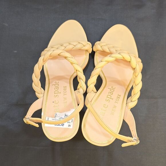 BRAND NEW KATE SPADE NEW YORK WOMENS SAFFRON LEATHER DRESSY SLINGBACK SANDAL - Picture 15 of 16